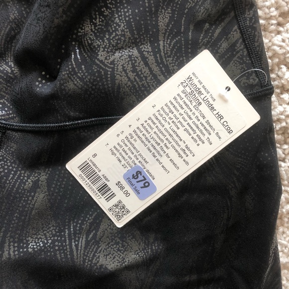 Lululemon Wunder Under HR Crop - Picture 2 of 2
